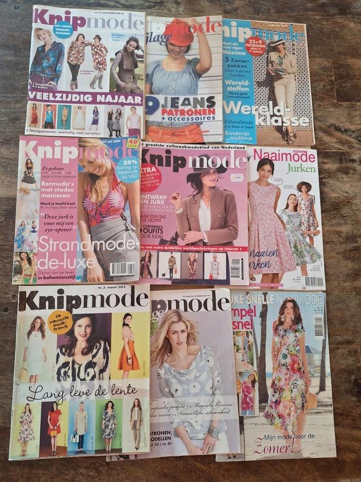 Knipmodes diverse patroonboek zelfmaakmode, Boeken, Tijdschriften en Kranten, Zo goed als nieuw, Ophalen of Verzenden