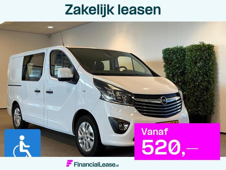 Opel Vivaro L1H1 Rolstoelbus 5+1, Auto's, Bestelauto's, Bedrijf, Lease, Financial lease, Aangepast voor mindervaliden, Achteruitrijcamera