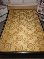 Gratis Tweepersoonsbed 140x200 - Kan nog een ronde mee!, Ophalen, Gebruikt, Bruin, Vintage