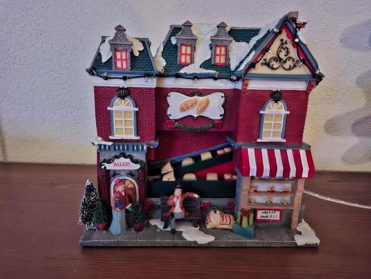 Kerstbakkerij met Verlichting - Sfeervol!, Huis en Inrichting, Woonaccessoires | Overige, Ophalen