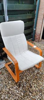Ikea Poäng fauteuil gebroken wit, Huis en Inrichting, Ophalen, Gebruikt