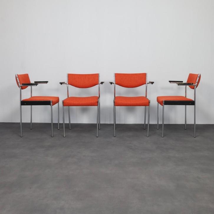 4x Dining Chair by Thereca, 1960s, Huis en Inrichting, Stoelen, Vier, Ophalen