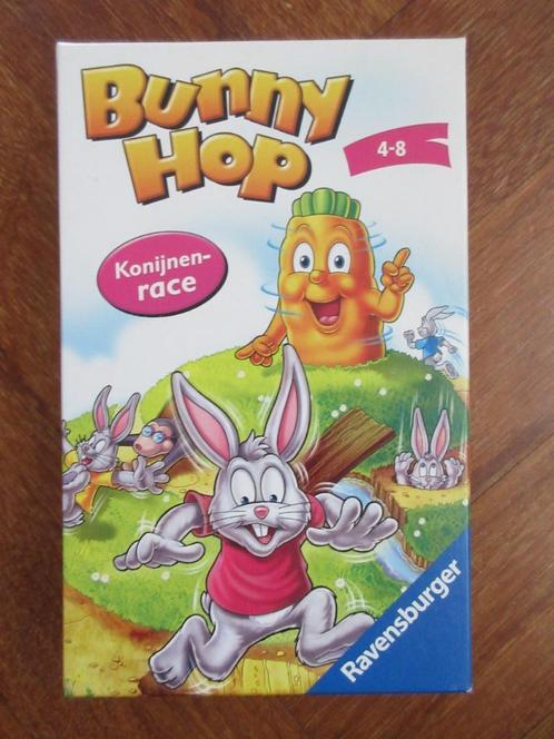 Bunny Hop Konijnenrace, Hobby en Vrije tijd, Gezelschapsspellen | Overige, Gebruikt, Een of twee spelers, Drie of vier spelers