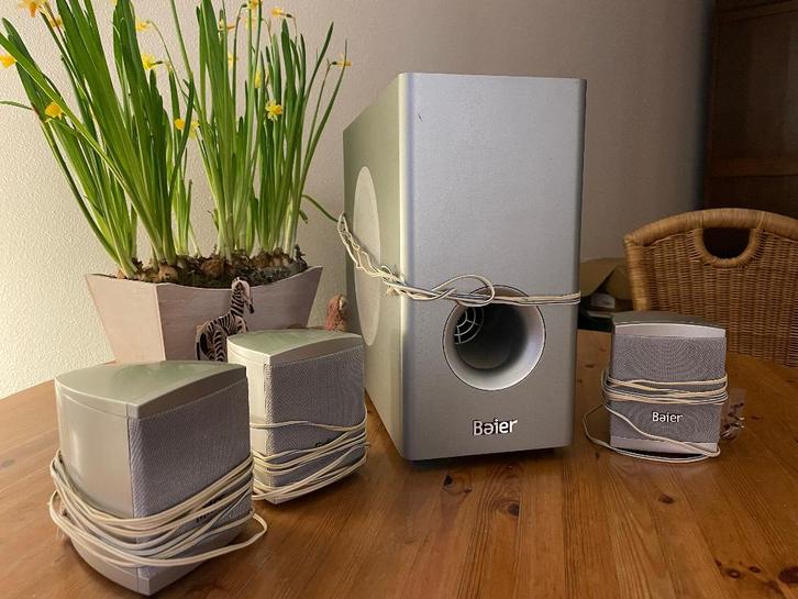 Subwoofer  Speakers, Audio, Tv en Foto, Luidsprekers, Gebruikt, Subwoofer, 60 tot 120 watt, Overige merken, Ophalen