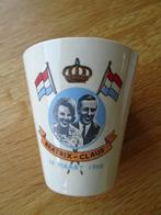 herdenkingsbeker Beatrix Claus 10 maart 1966, Verzamelen, Koninklijk Huis en Royalty, Ophalen of Verzenden, Zo goed als nieuw