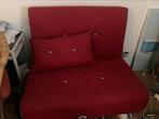 Slaapfauteuil rood beliani, Ophalen, Zo goed als nieuw, Eenpersoons