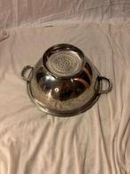 Xl rvs Vergiet -40 cm, Ophalen of Verzenden, Zilver