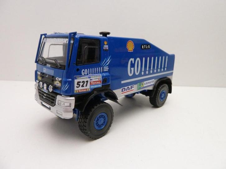 DAF CF  Parijs-Dakar  ''  jan de rooy ''  Diamond Label, Hobby en Vrije tijd, Modelauto's | 1:50, Zo goed als nieuw, Bus of Vrachtwagen