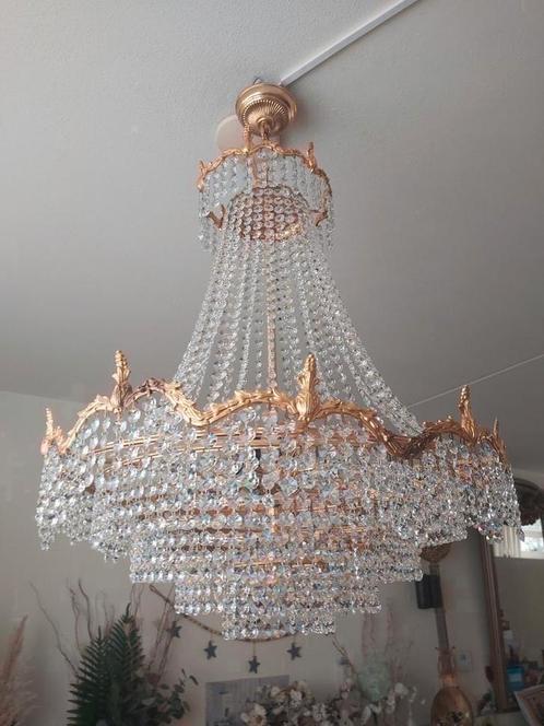 Grote swarovski kristallen kroonluchter, Huis en Inrichting, Lampen | Kroonluchters, Ophalen of Verzenden