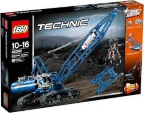 Blauwe Crawler Crane - Technic Lego - 42042, Kinderen en Baby's, Speelgoed | Duplo en Lego, Nieuw, Lego, Complete set, Ophalen of Verzenden