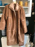 Teddy jas met rits en drukknopen 42/44, Beige, Maat 42/44 (L), Ophalen of Verzenden, Zo goed als nieuw