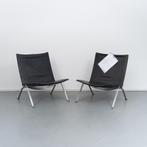 2 Fritz Hansen PK 22 fauteuil Poul Kjaerholm 1993, Huis en Inrichting, Fauteuils, Niet ingevuld, Gebruikt, Niet ingevuld, Metaal