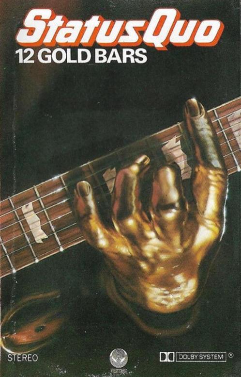 Status Quo – 12 Gold Bars Originele 2Cassette Nieuw., Cd's en Dvd's, Cassettebandjes, Origineel, Rock en Metal, 2 t/m 25 bandjes