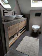 Betonlook in badkamer, toilet, keuken of woonkamer, Stucwerk