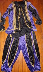 Zwarte/Paarse pietenpak, Diversen, Sinterklaas, Ophalen of Verzenden, Zo goed als nieuw