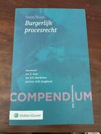 Burgerlijk Procesrecht compendium, Boeken, Studieboeken en Cursussen, Ophalen of Verzenden, Zo goed als nieuw, WO, Stein/rueb