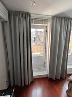Grijze verduisterende gordijnen - 3 delen, Verzenden, Zo goed als nieuw, Grijs, 200 cm of meer