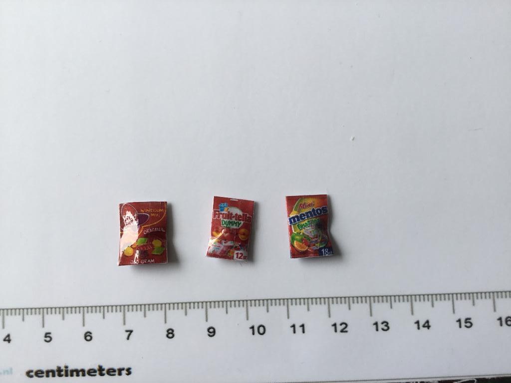 Poppenhuis miniaturen snoep 14, Ophalen of Verzenden, Nieuw, Poppenhuis