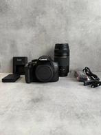 Canon EOS Rebel T6 / EOS 1300D incl. 75-300mm lens, Ophalen of Verzenden, Zo goed als nieuw, Canon, 8 keer of meer