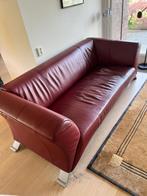 Rolf Benz 322 3-zits bank bordeauxrood, Huis en Inrichting, Banken | Sofa's en Chaises Longues, Ophalen, Gebruikt, Minder dan 75 cm