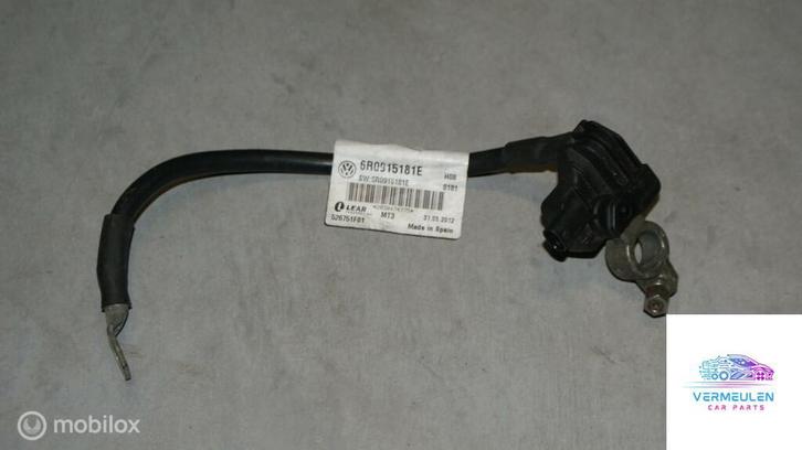 Accukabel origineel Volkswagen Polo 6R ('09-'14) 6R0915181E, Auto-onderdelen, Accu's en Toebehoren, Volkswagen, Gebruikt, Ophalen of Verzenden