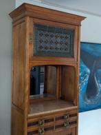 Art Nouveau Buffetkast met Glas in Lood, Antiek en Kunst, Ophalen