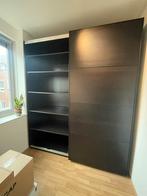 IKEA PAX kast zwart/bruin - Dit weekend ophalen, Huis en Inrichting, Ophalen, 200 cm of meer, Zo goed als nieuw, 200 cm of meer