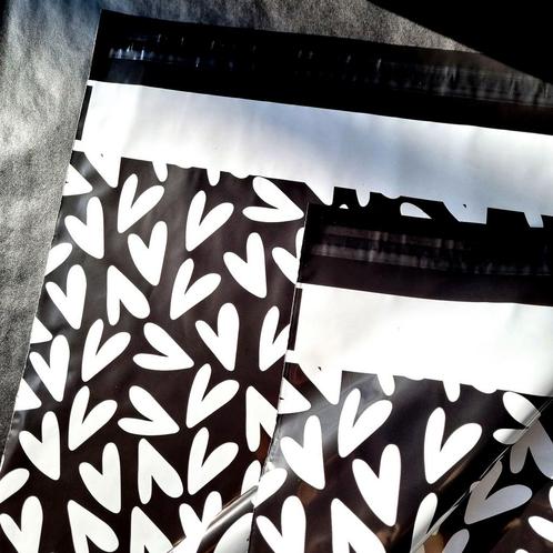 Verzendzakken harten hartjes verzending mailers zakken 36x45, Diversen, Cadeaupapier, Nieuw, Verzenden