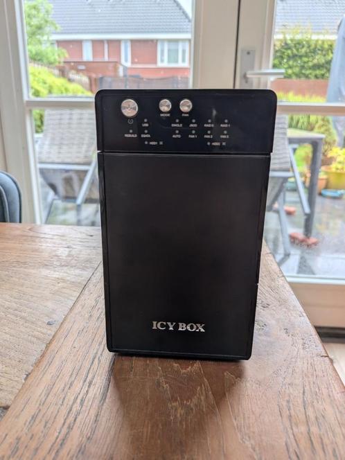 ICY BOX IB-RD3620SU3 hard schijf behuizing 2x3,5, Computers en Software, Harde schijven, Zo goed als nieuw, Desktop, Extern, HDD