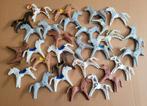 Oude playmobil paarden bedrukt met zadel of gevlekt, Ophalen of Verzenden, Gebruikt