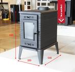 26013 Gietijzeren houtkachel 9,5 kw  kookfunctie!! Koza/K10, Ophalen, Info@woonwarmer.nl, 4264RM, Vrijstaand