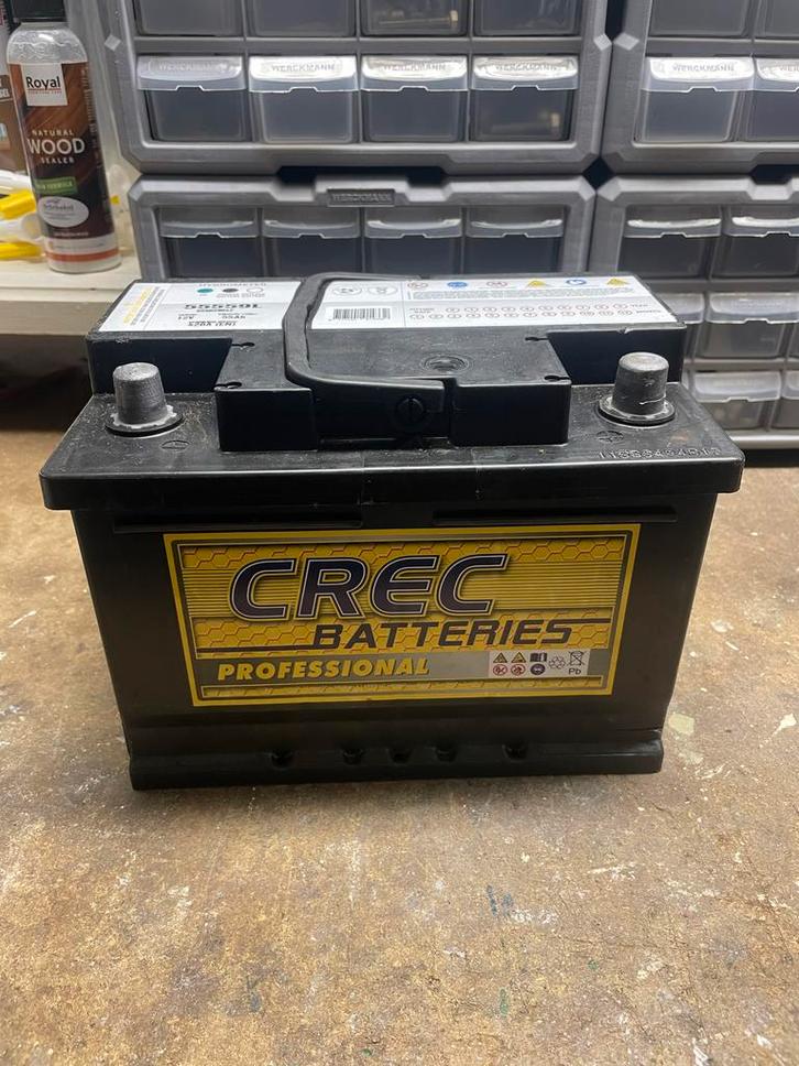 NieuweCREC 12V Accu - 55Ah, Auto-onderdelen, Accu's en Toebehoren, Universele onderdelen, Gebruikt, Ophalen of Verzenden