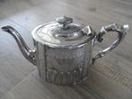 Engelse verzilverde theepot., Ophalen of Verzenden