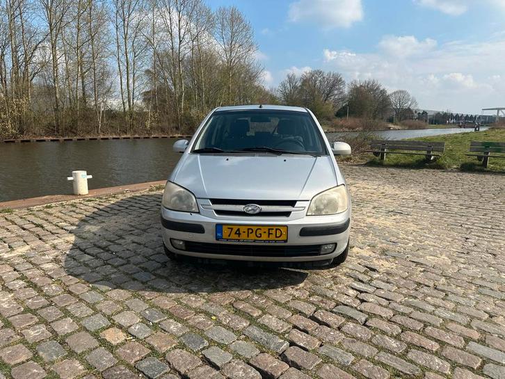 Hyundai Getz 1.3 5DRS 2004 Grijs, Auto's, Hyundai, Bedrijf, Te koop, Getz, Benzine, B, Hatchback, Handgeschakeld, Origineel Nederlands