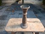 Houten Kandelaar - 31 cm, Gebruikt, Ophalen of Verzenden, Kandelaar, Hout