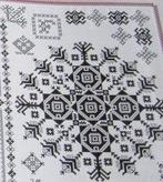 Borduurpatroon  Merklap Zwart   nr 6022, Verzenden, Nieuw, Handborduren, Patroon