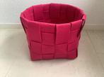 Roze stoffen vilten mand opbergmand vilt gevlochten, Huis en Inrichting, Woonaccessoires | Schalen en Manden, Ophalen of Verzenden
