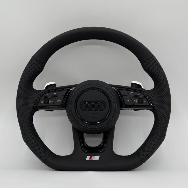 Audi vlak stuur upgrade S RS compleet black on black, Auto diversen, Tuning en Styling, Ophalen of Verzenden
