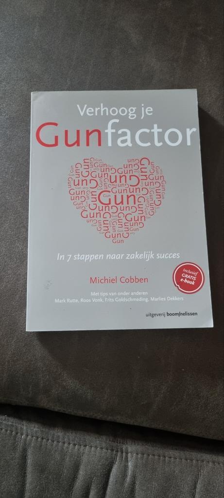 Michiel Cobben - Verhoog je gunfactor, Boeken, Wetenschap, Zo goed als nieuw, Ophalen of Verzenden