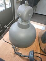 HK Living Hanglamp Grijs - Industrieel Design, 50 tot 75 cm, Ophalen of Verzenden, Zo goed als nieuw, Metaal