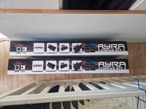 Ayra compar kit 3. 2 complete sets, Muziek en Instrumenten, Licht en Laser, Zo goed als nieuw, Licht, Ophalen of Verzenden