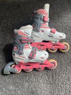 Roze/witte skeelers; maat 30-33, Overige merken, Kinderen, Ophalen of Verzenden, Inline skates 4 wielen