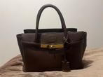 Guess Tas Donker bruin zgan, Verzenden, Zo goed als nieuw, Bruin, Handtas