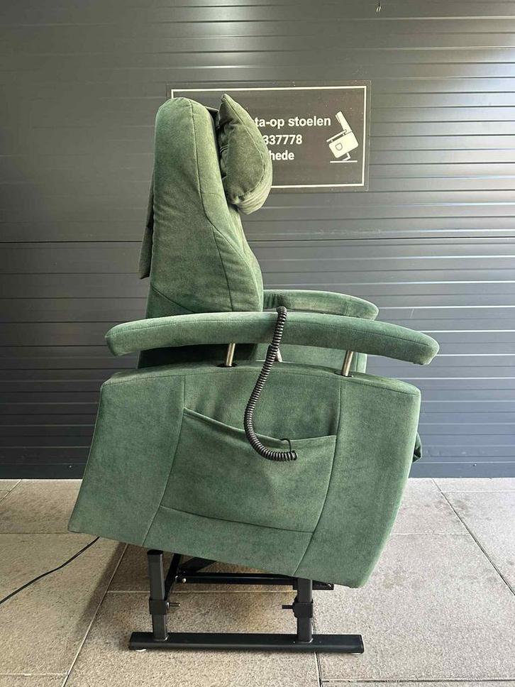 Sta op stoel merk fitform, Huis en Inrichting, Fauteuils, Zo goed als nieuw, Stof, 50 tot 75 cm, Minder dan 75 cm, Ophalen