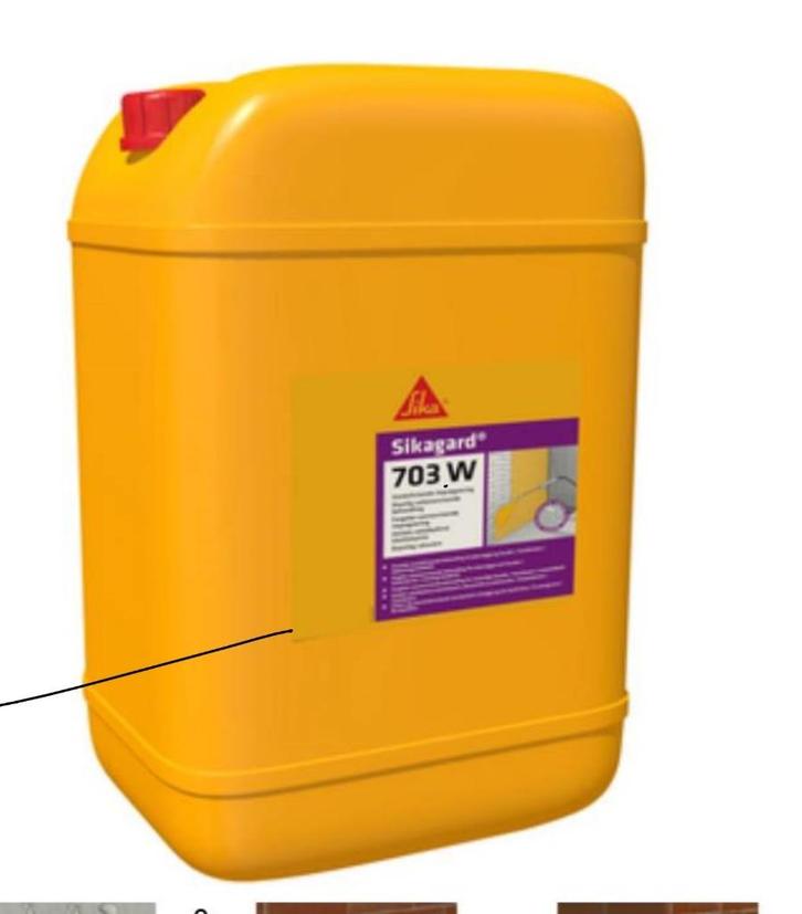 Sikagard 703 impregneermiddel 20 liter, Doe-het-zelf en Verbouw, Verf, Beits en Lak, Nieuw, 15 tot 20 liter, Wit, Ophalen of Verzenden