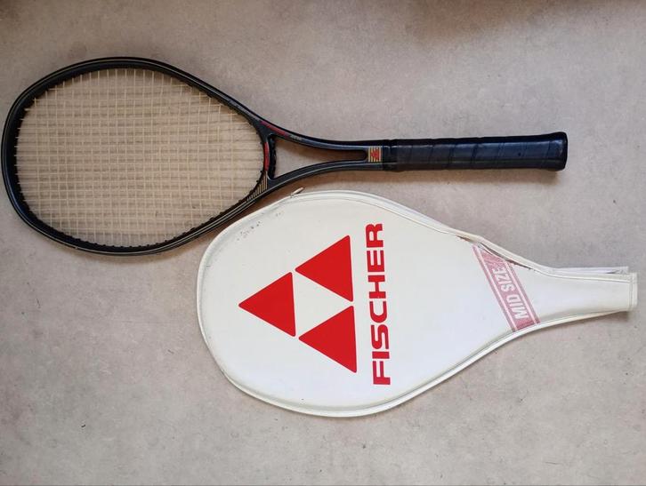 Vintage Fischer Midsize Superform Open Lite Tennisracket, Sport en Fitness, Tennis, Zo goed als nieuw, Racket, Overige merken