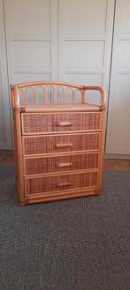 Vintage Rotan Ladekastje, Huis en Inrichting, Ophalen, Gebruikt, Overige materialen, Vintage