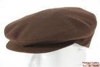 flatcap Platte zomerpet Borsalino Travel bruin 55 & 56 nieuw, Nieuw, Ophalen of Verzenden, Borsalino Travel, Pet