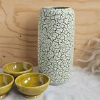 Jasba Cortina West Germany vaas krimpglazuur groen, Antiek en Kunst, Antiek | Vazen, Ophalen of Verzenden