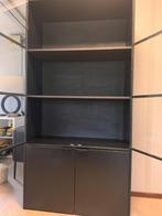 2 Woood vitrine kasten, Ophalen, Gebruikt, 50 tot 100 cm, Glas